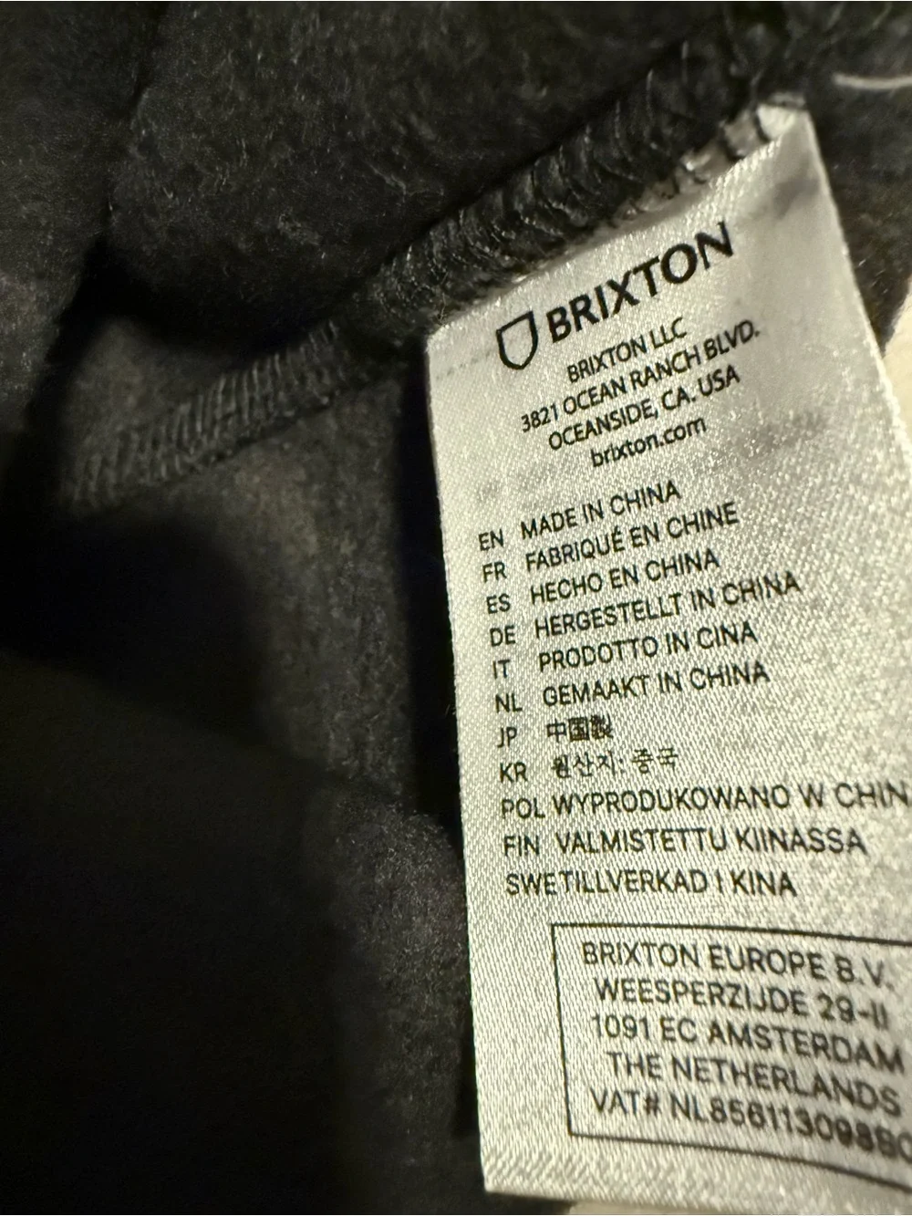 Brixton Mens Crewneck Sweatshirt with Eagle Graphic (size Large)